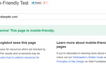 Anda Punya Website Mobile Friendly? Ini Cara Mengetahuinya website mobile friendly