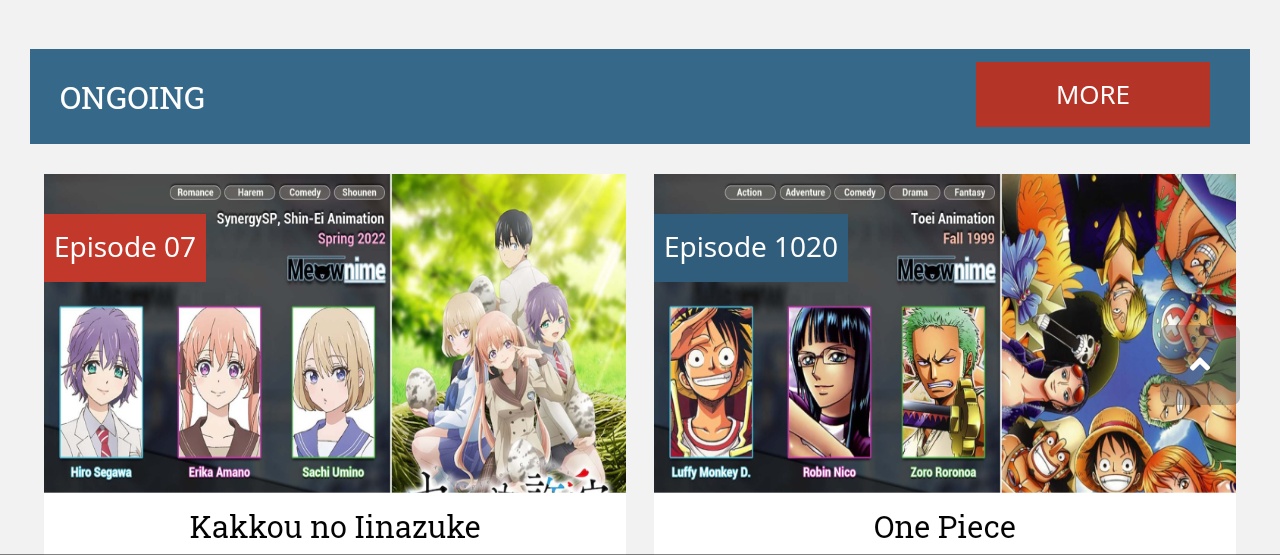 Situs nonton anime online sub Indo