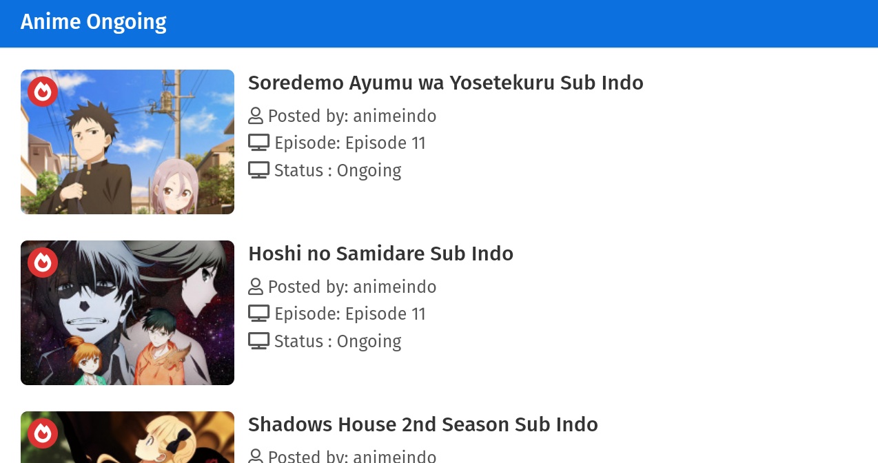 Situs nonton anime sub Indonesia