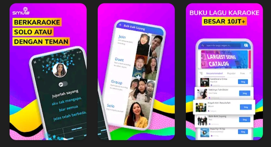 Aplikasi karaoke online 