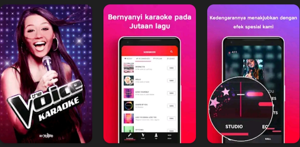 Aplikasi karaoke Terbaik 