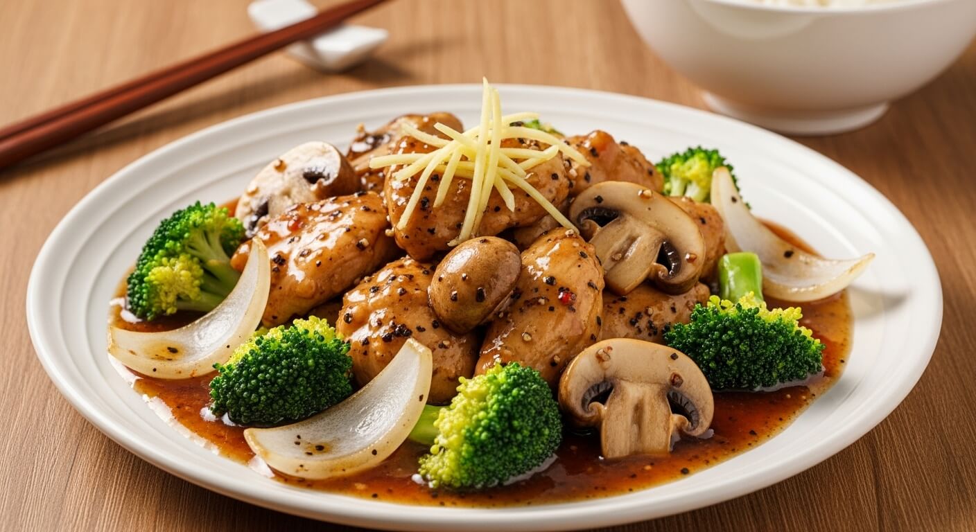 Ayam Jamur Lada Hitam