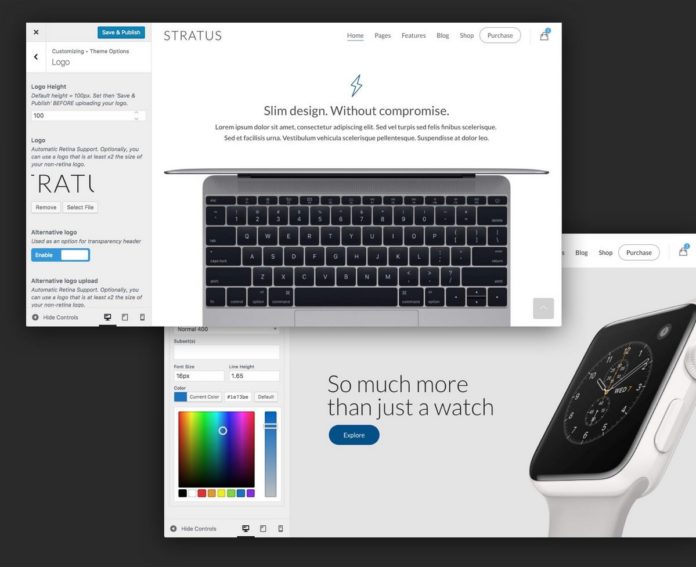 App, SaaS & Software Startup Tech Theme - Stratus