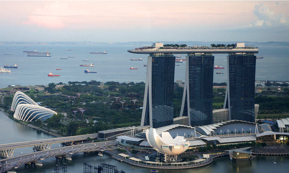 Bangunan Dengan Biaya Termahal di Dunia - marina bay sands singapura