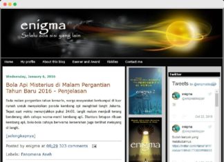 Meet Enigma dari Blog Misteri Enigma Blog misteri enigma interview