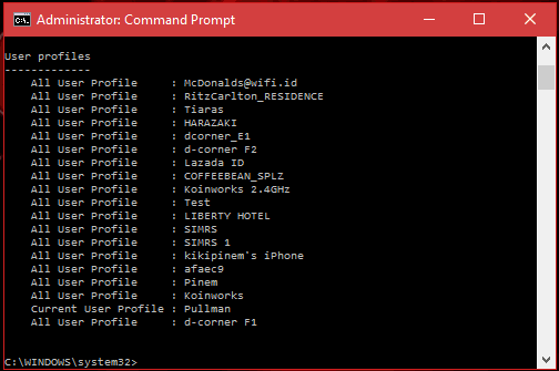 Cara Mencari Password WiFi Dengan CMD di Windows - 2