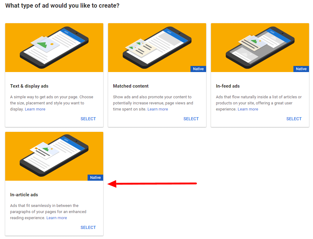 Cara Meningkatkan Penghasilan Google Adsense - in article ads native ad