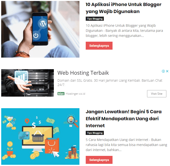 Cara Meningkatkan Penghasilan Google Adsense in feed ads