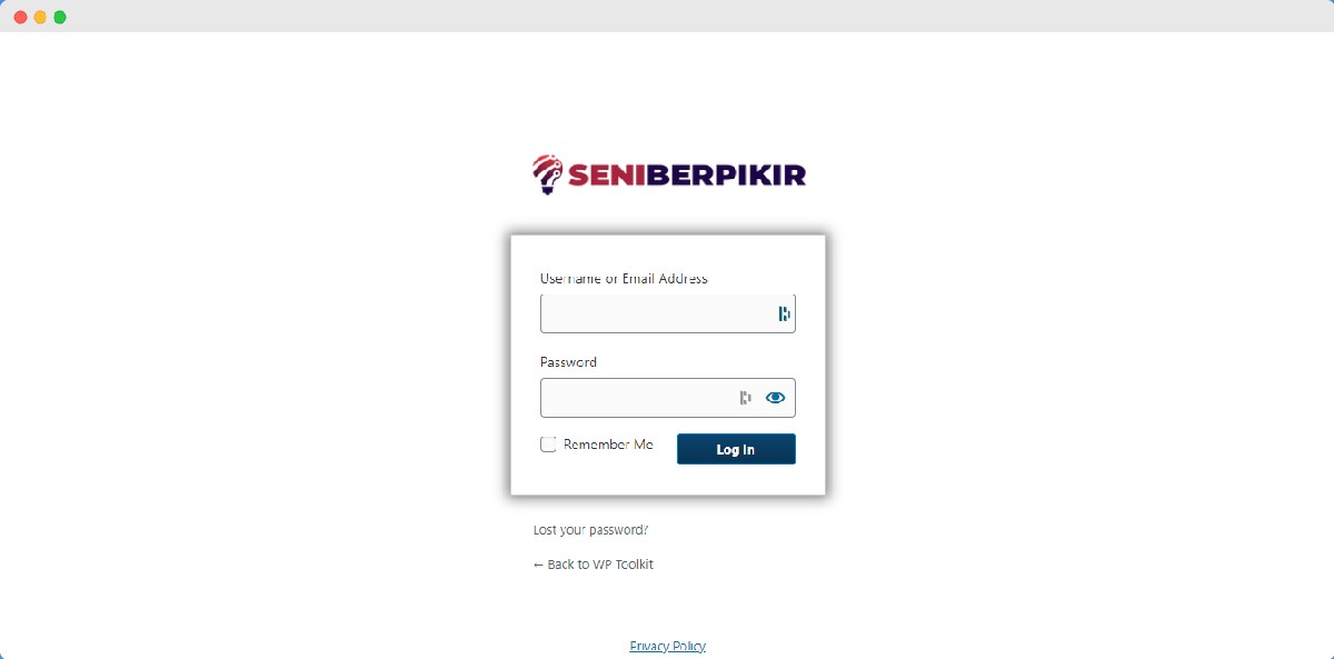 Cara Merubah Halaman Login WordPress