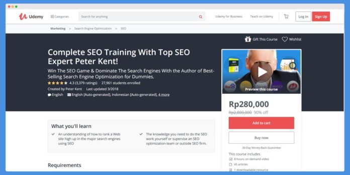 Complete SEO Training With Top SEO Expert Peter Kent!