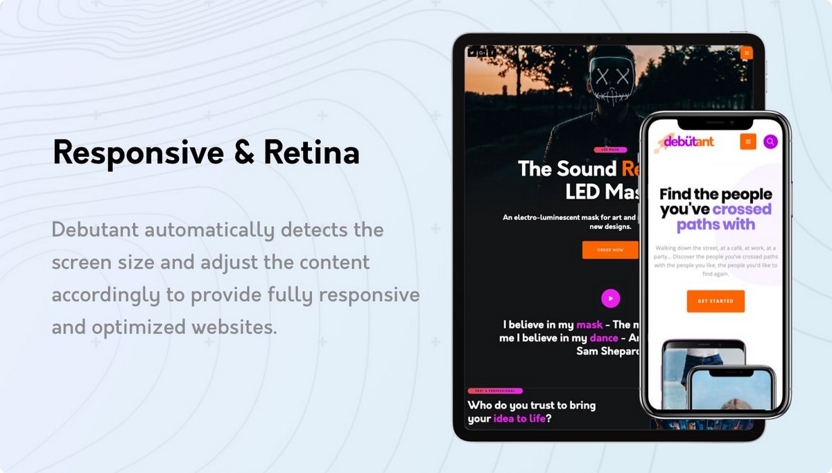 Front - Landing Page WP theme