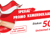 Diskon 50% Unlimited Hosting Spesial Hari Kemerdekaan + Domain .ID Diskon 50% Unlimited Hosting Spesial Hari Kemerdekaan + Domain .ID