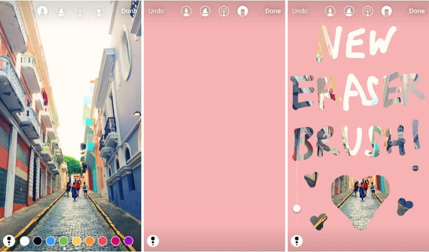 Fitur Terbaru Instagram - instagram eraser brush