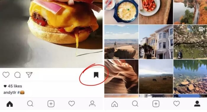 Fitur Terbaru Instagram - save bookmark collection