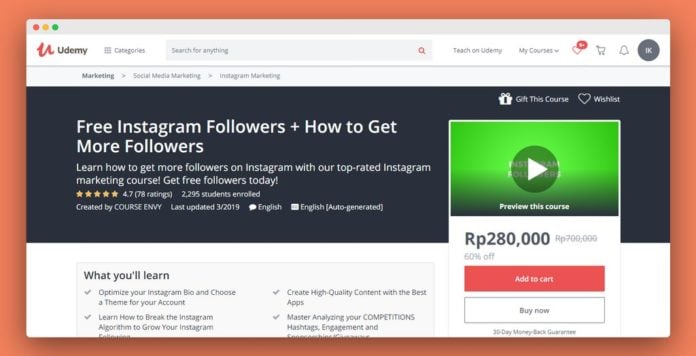 Free Instagram Followers How to Get More Followers Udemy