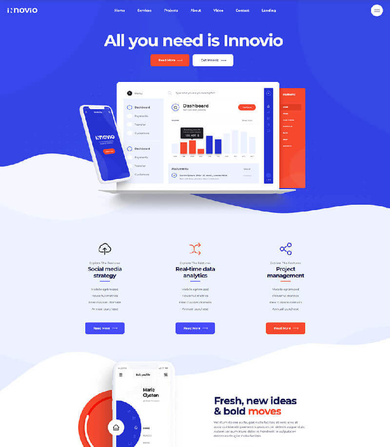 Innovio wordpress theme