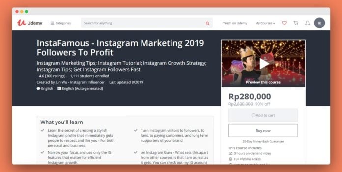 InstaFamous - Instagram Marketing 2019 Followers To Profit Udemy