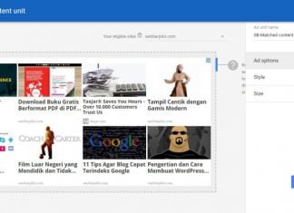 Cara Menggunakan Matched Content Google Adsense cara menggunakan Matched Content Google Adsense - 3