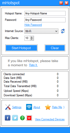 Menjadikan Laptop Sebagai WiFi Hotspot - mHotspot