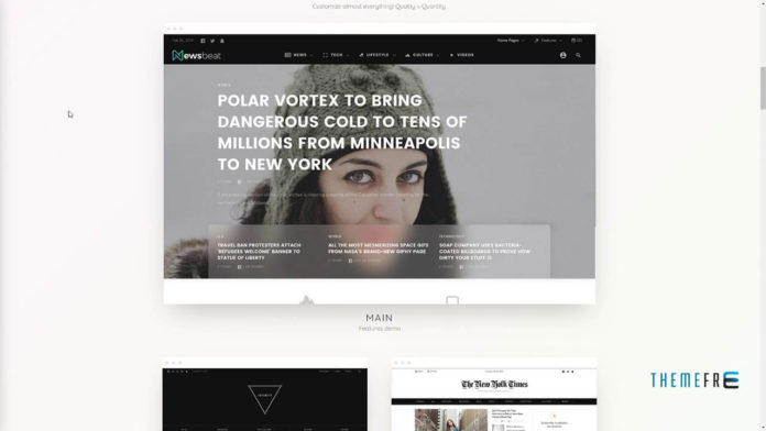 Newsbeat wordpress Theme