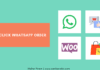 OneClick WhatsApp Order wordpress woocommerce