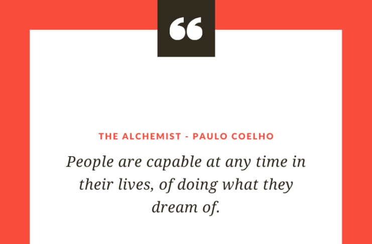 People are capable at any time in their lives, of doing what they dream of.