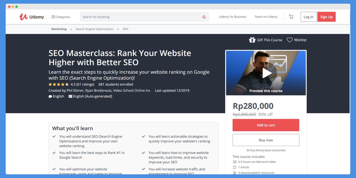 SEO Masterclass Rank Your Website Higher with Better SEO