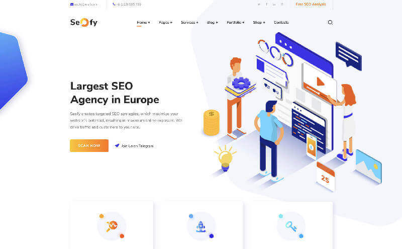 Seofy - Digital & Marketing WordPress Theme