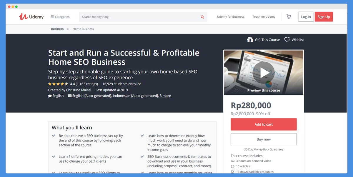 Start and Run a Successful Profitable Home SEO Business