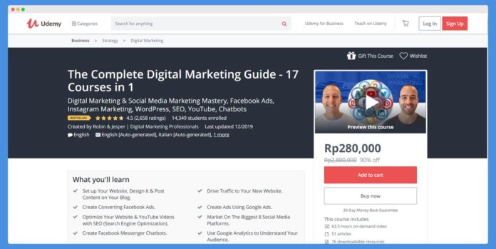 The Complete Digital Marketing Guide - 17 Courses in 1