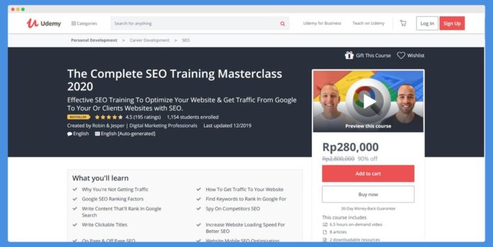 The Complete SEO Training Masterclass 2020