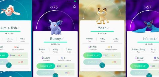 Tips dan Trik Bermain Pokemon Go lengkap - rename Pokemon