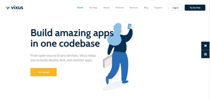 Vixus Startup Mobile App WordPress Landing Page Theme