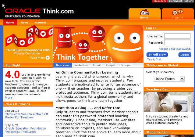 Website Tertua - Think.com