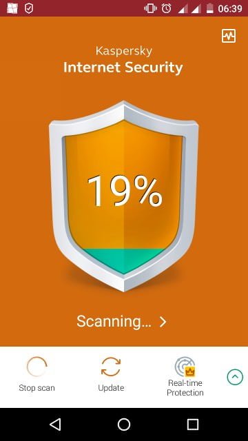 aplikasi antivirus terbaik untuk Android - Kaspersky