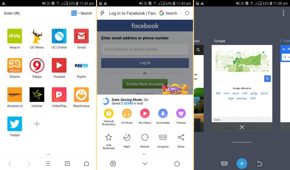 browser android terbaik - uc browser