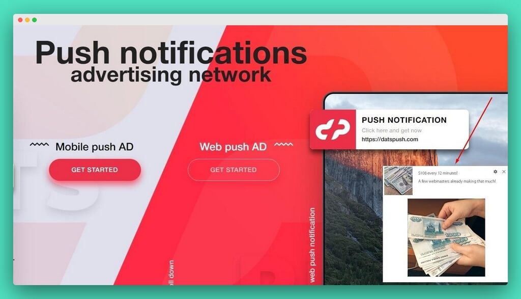 datspush ad network