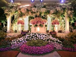 dekorasi wedding minimalis
