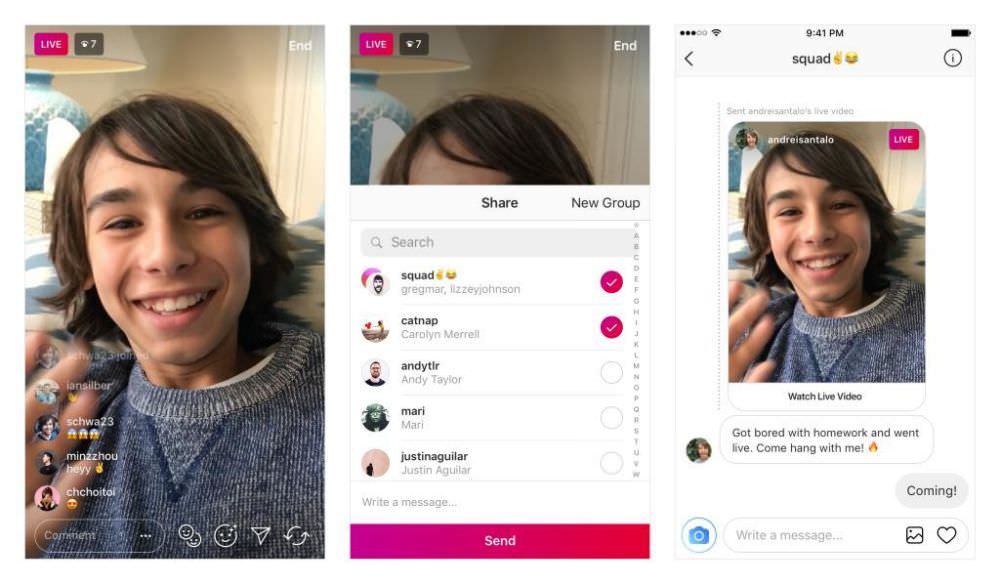 fitur terbaru instagram - live video dm