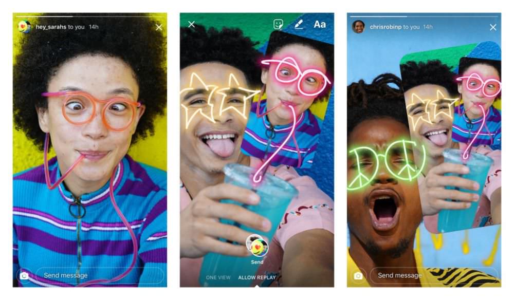 fitur terbaru instagram - remix reply dm