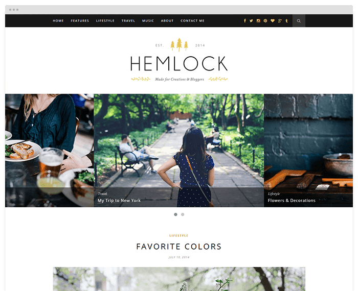 hemlock - theme wordpress terbaik untuk personal blogger