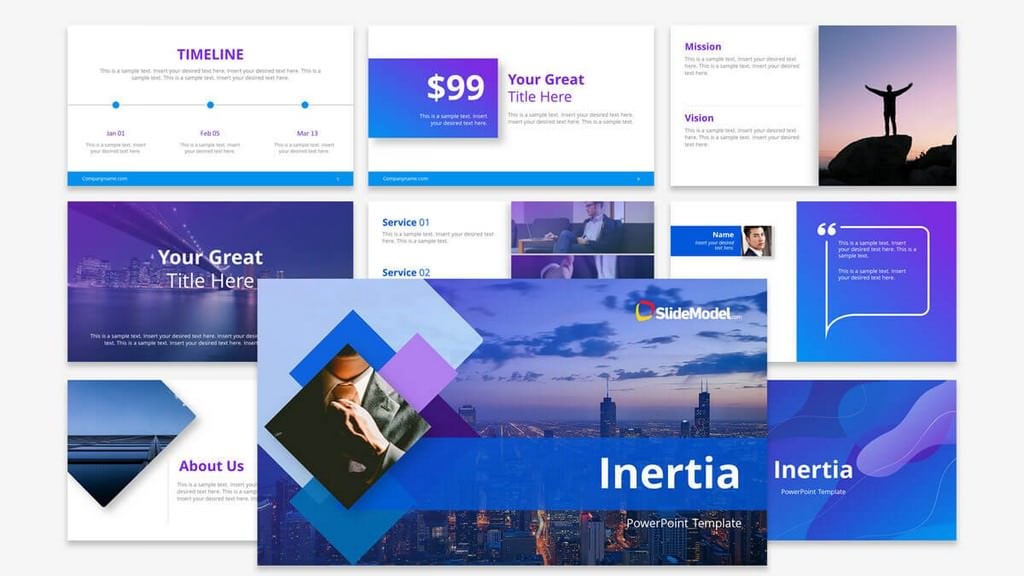 inertia powerpoint presentation template