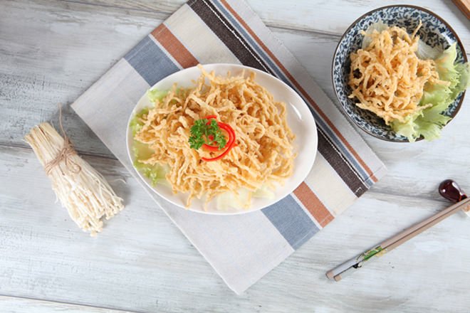 jamur enoki goreng jakarta