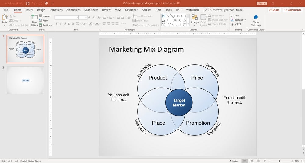marketing mix powerpoint template