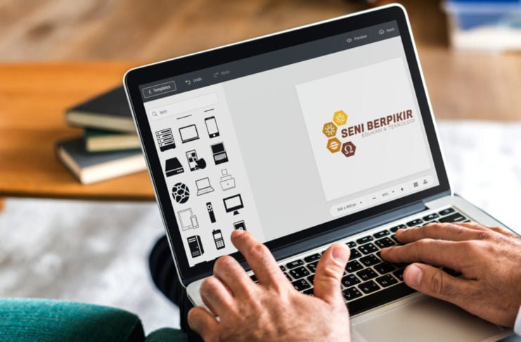 review designevo aplikasi pembuat logo gratis - cara membuat logo online