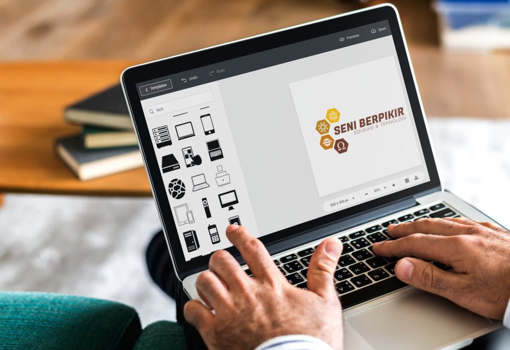 Review DesignEvo Aplikasi  Pembuat Logo Gratis  Seni Berpikir