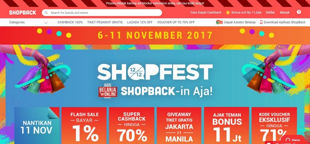 situs belanja online favorit cashback shopback - 3