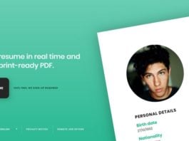 situs untuk membuat cv resume - resume maker online