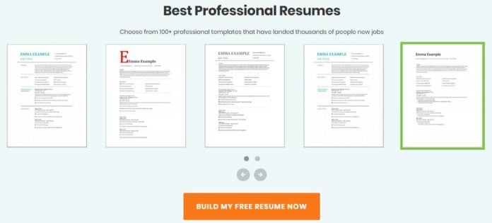 situs untuk membuat resume - buildfreeresume