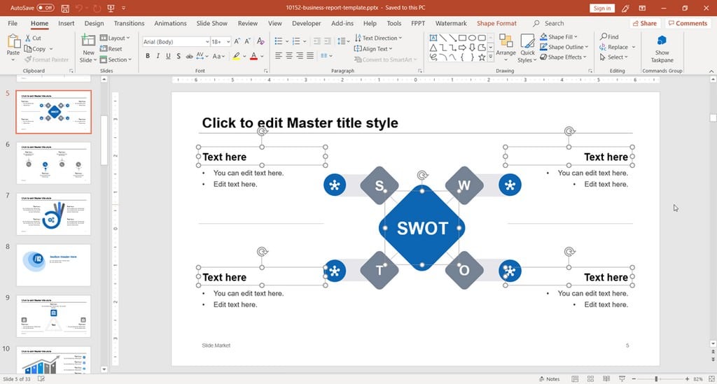 slidemarket editable powerpoint templates design